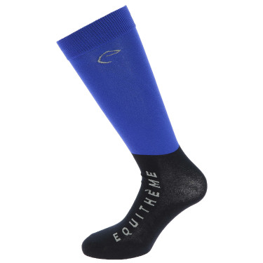 Sokken Equithème Compet 2 paar Koningsblauw / marineblauw
