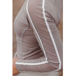 T-shirt Equithème Originals Mélodie Taupe Bruin