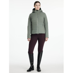 Hybride waterdichte jas LeMieux Brooke dames Rozemarijn Groen Hybride waterdichte jas LeMieux Brooke dames Rozemarijn Groen