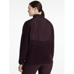 Hybride fleecevest LeMieux Clara Damson Violet