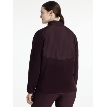 Hybride fleecevest LeMieux Clara Damson Violet Hybride fleecevest LeMieux Clara Damson Violet
