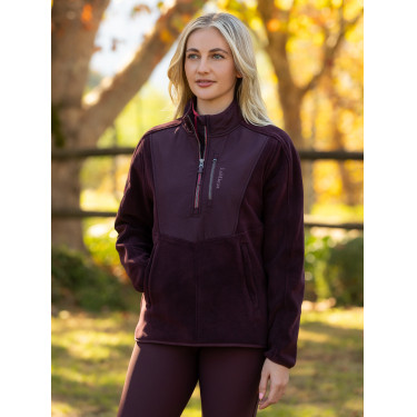 Hybride fleecevest LeMieux Clara Damson Violet Hybride fleecevest LeMieux Clara Damson Violet