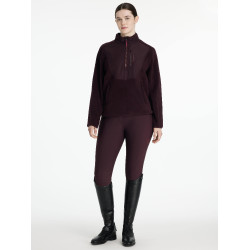 Hybride fleecevest LeMieux Clara Damson Violet