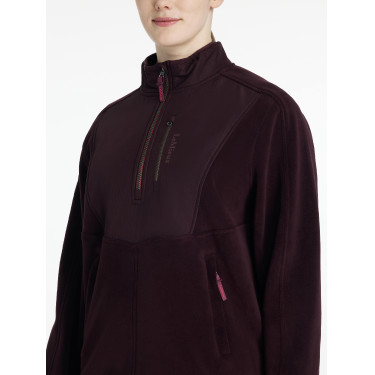 Hybride fleecevest LeMieux Clara Damson Violet Hybride fleecevest LeMieux Clara Damson Violet
