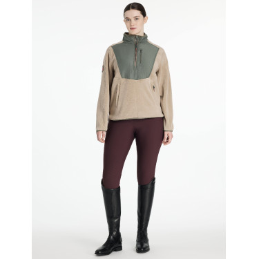 Hybride fleecevest LeMieux Clara Rozemarijn Groen