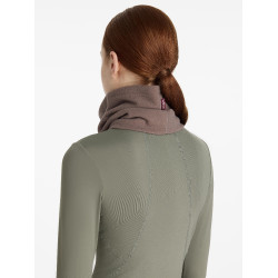 LeMieux fleece nekwarmer Walnoot Bruin