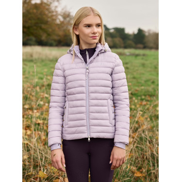 Gewatteerde jas met capuchon LeMieux Milly Young Rider Lila Violet