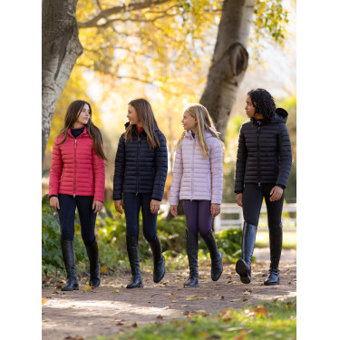 Gewatteerde jas met capuchon LeMieux Milly Young Rider Lila Violet