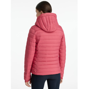Gewatteerde jas met capuchon LeMieux Milly Young Rider Veenbes Roze Gewatteerde jas met capuchon LeMieux Milly Young Rider Veenbes Roze