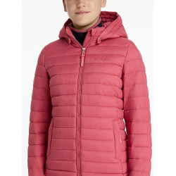 Gewatteerde jas met capuchon LeMieux Milly Young Rider Veenbes Roze Gewatteerde jas met capuchon LeMieux Milly Young Rider Veenbes Roze