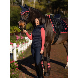 Mouwloze bodywarmer met capuchon LeMieux Tilly dames Marine Marineblauw Mouwloze bodywarmer met capuchon LeMieux Tilly dames Marine Marineblauw