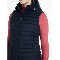 Mouwloze bodywarmer met capuchon LeMieux Tilly dames Marine Marineblauw Mouwloze bodywarmer met capuchon LeMieux Tilly dames Marine Marineblauw