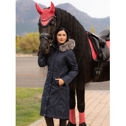 Lange waterdichte jas LeMieux Anya Marine Marineblauw