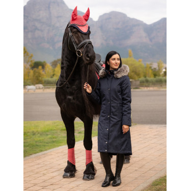 Lange waterdichte jas LeMieux Anya Marine Marineblauw