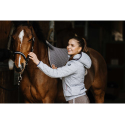 Softshelljas Equithème Mona Gemêleerd grijs