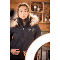 Parka Pénélope Steppy Marine Marineblauw Parka Pénélope Steppy Marine Marineblauw