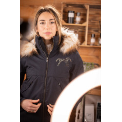 Parka Pénélope Steppy Marine Marineblauw Parka Pénélope Steppy Marine Marineblauw