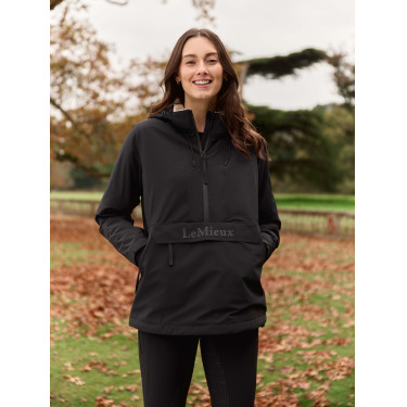 Waterdichte LeMieux anorak Phoebe voor dames met halve rits Waterdichte LeMieux anorak Phoebe voor dames met halve rits
