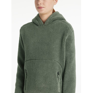 LeMieux Avalon Young Rider hooded trui Rozemarijn Groen LeMieux Avalon Young Rider hooded trui Rozemarijn Groen