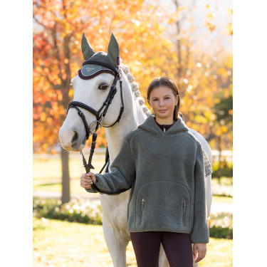 LeMieux Avalon Young Rider hooded trui Rozemarijn Groen LeMieux Avalon Young Rider hooded trui Rozemarijn Groen