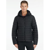 Heren LeMieux donsjas met capuchon Zwart