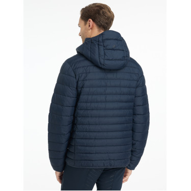 Heren LeMieux donsjas met capuchon Marine Marineblauw