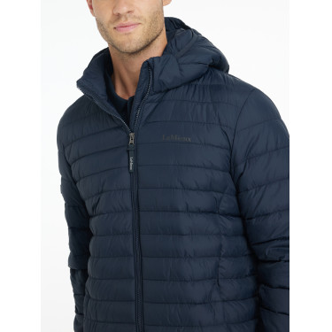 Heren LeMieux donsjas met capuchon Marine Marineblauw