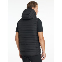 LeMieux heren bodywarmer zonder mouwen met capuchon Zwart LeMieux heren bodywarmer zonder mouwen met capuchon Zwart