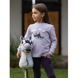 Mini LeMieux Poppy lange mouwen top Lila Violet Mini LeMieux Poppy lange mouwen top Lila Violet