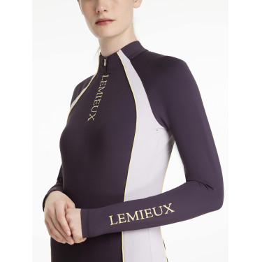 LeMieux ondershirt dames Philippa van meshstof Juniper Violet LeMieux ondershirt dames Philippa van meshstof Juniper Violet