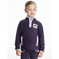 Mini LeMieux Mae fleece met drukknoopsluiting Juniper Violet Mini LeMieux Mae fleece met drukknoopsluiting Juniper Violet