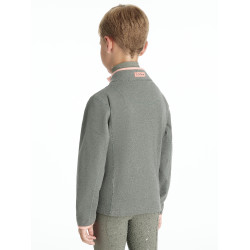 Mini LeMieux Mae fleece met drukknoopsluiting Rozemarijn Groen