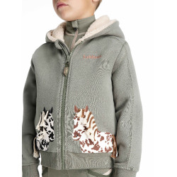 Mini LeMieux Charlie pony hoodiesweater Rozemarijn Groen Mini LeMieux Charlie pony hoodiesweater Rozemarijn Groen