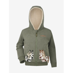 Mini LeMieux Charlie pony hoodiesweater Rozemarijn Groen Mini LeMieux Charlie pony hoodiesweater Rozemarijn Groen