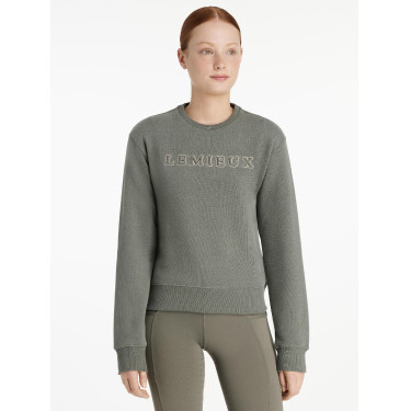 Young Rider LeMieux Carmen sweatshirt met ronde hals Rozemarijn Groen Young Rider LeMieux Carmen sweatshirt met ronde hals Rozemarijn Groen