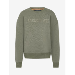 Young Rider LeMieux Carmen sweatshirt met ronde hals Rozemarijn Groen Young Rider LeMieux Carmen sweatshirt met ronde hals Rozemarijn Groen