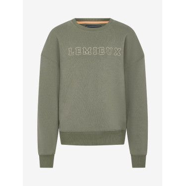 Young Rider LeMieux Carmen sweatshirt met ronde hals Rozemarijn Groen Young Rider LeMieux Carmen sweatshirt met ronde hals Rozemarijn Groen