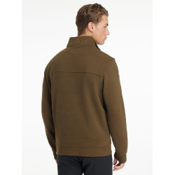 LeMieux herensweater met ritskraag Alpine Bruin LeMieux herensweater met ritskraag Alpine Bruin