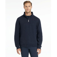 LeMieux herensweater met ritskraag Marine Marineblauw