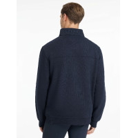 LeMieux herensweater met ritskraag Alpine Bruin