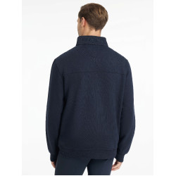 LeMieux herensweater met ritskraag Marine Marineblauw