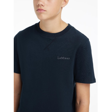 T-shirt Junior Young Rider LeMieux jongen Marine Marineblauw
