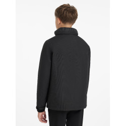 Zwarte waterdichte Team Young Rider jongens-rijjas Zwart