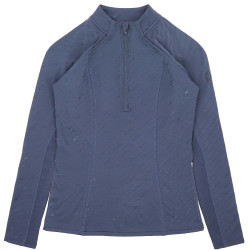 Baselayer Je t'aime Equithème Sabine dames Blauw / grijs