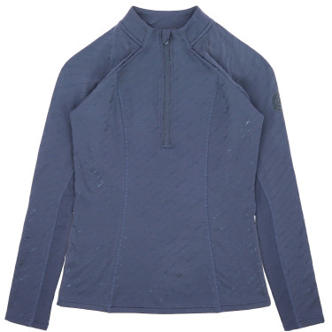 Baselayer Je t'aime Equithème Sabine dames Blauw / grijs