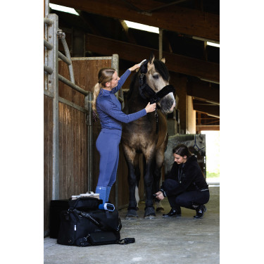 Rijbroek Je t’aime Equithème Elsa dames Grijs / blauw Rijbroek Je t’aime Equithème Elsa dames Grijs / blauw