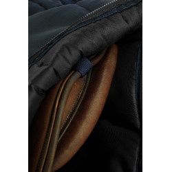 Equithème Aztec zadeltas Marine Marineblauw Equithème Aztec zadeltas Marine Marineblauw