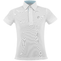 Poloshirt mesh Equithème Edy Wit Poloshirt mesh Equithème Edy Wit