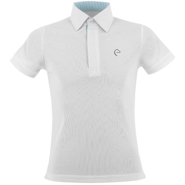 Poloshirt mesh Equithème Edy Wit Poloshirt mesh Equithème Edy Wit