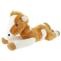 Equi-Kids knuffel paard bontschimmel Lichtbruin / wit